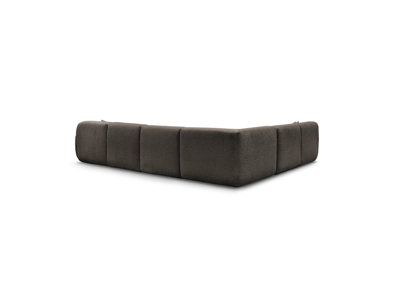 Anda - Sofá Panorámico Fijo Modular - Con 1 Chaise Lounge, 2 Sillones Bajos y 1 Rinconera Pequeña - Esquina Izquierda