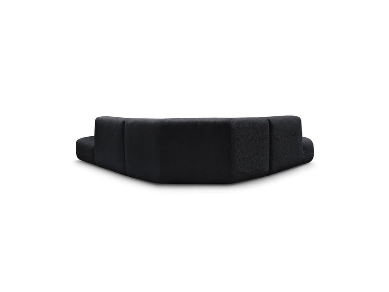 Anda - Canapé D'Angle L Fixe Modulable - Tissu Chenille - Angle Gauche