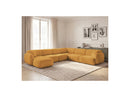 Anda - Modular Fixed Panoramic Sofa - With 1 Chaise Lounge, 2 Low Chairs and 1 Small Corner - Right Angle