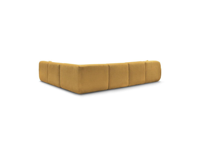 Anda - Modular Fixed Panoramic Sofa - With 1 Chaise Lounge, 2 Low Chairs and 1 Small Corner - Right Angle