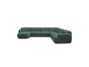 Anda - Modular Fixed Panoramic Sofa - With 1 Chaise Lounge, 2 Low Chairs and 1 Small Corner - Right Angle