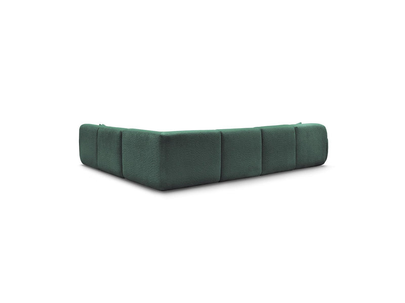 Anda - Modular Fixed Panoramic Sofa - With 1 Chaise Lounge, 2 Low Chairs and 1 Small Corner - Right Angle