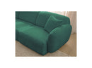 Anda - Modular Fixed Panoramic Sofa - With 1 Chaise Lounge, 2 Low Chairs and 1 Small Corner - Right Angle