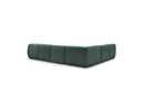 Anda - Sofá Panorámico Fijo Modular - Con 1 Chaise Lounge, 2 Sillones Bajos y 1 Rinconera Pequeña - Esquina Izquierda
