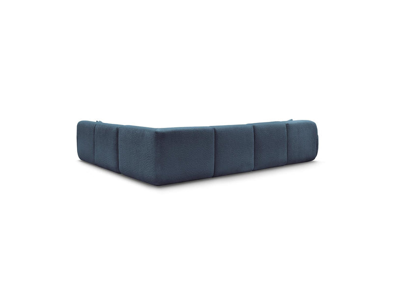 Anda - Modular Fixed Panoramic Sofa - With 1 Chaise Lounge, 2 Low Chairs and 1 Small Corner - Right Angle