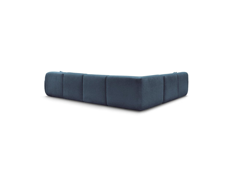 Anda - Sofá Panorámico Fijo Modular - Con 1 Chaise Lounge, 2 Sillones Bajos y 1 Rinconera Pequeña - Esquina Izquierda