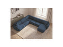 Anda - Sofá Panorámico Fijo Modular - Con 1 Chaise Lounge, 2 Sillones Bajos y 1 Rinconera Pequeña - Esquina Izquierda