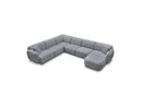 Anda - Sofá Panorámico Fijo Modular - Con 1 Chaise Lounge, 2 Sillones Bajos y 1 Rinconera Pequeña - Esquina Izquierda
