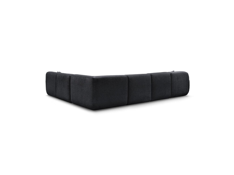 Anda - Modular Fixed Panoramic Sofa - With 1 Chaise Lounge, 2 Low Chairs and 1 Small Corner - Right Angle