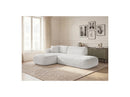Anda - Sofá esquinero modular fijo - Con 1 chaise longue y 1 sillón extremo - Esquinero izquierdo