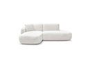Anda - Sofá esquinero modular fijo - Con 1 chaise longue y 1 sillón extremo - Esquinero izquierdo