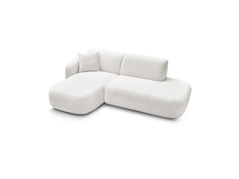 Anda - Sofá esquinero modular fijo - Con 1 chaise longue y 1 sillón extremo - Esquinero izquierdo