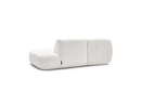 Anda - Sofá esquinero modular fijo - Con 1 chaise longue y 1 sillón extremo - Esquinero izquierdo