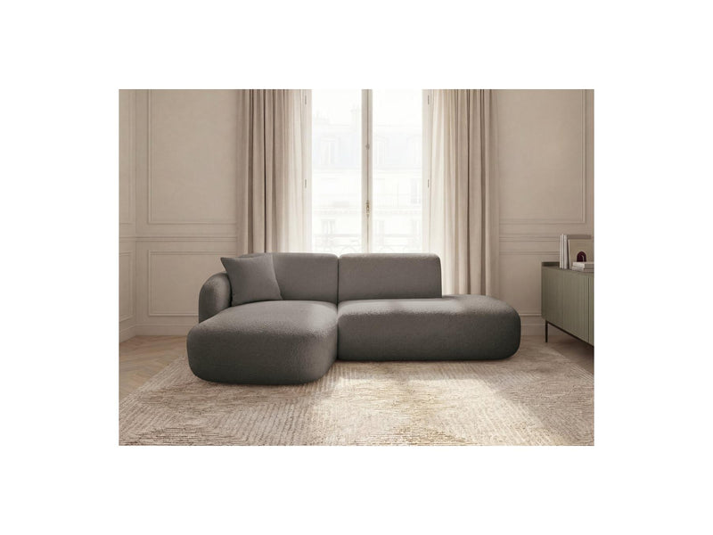 Anda - Sofá esquinero modular fijo - Con 1 chaise longue y 1 sillón extremo - Esquinero izquierdo