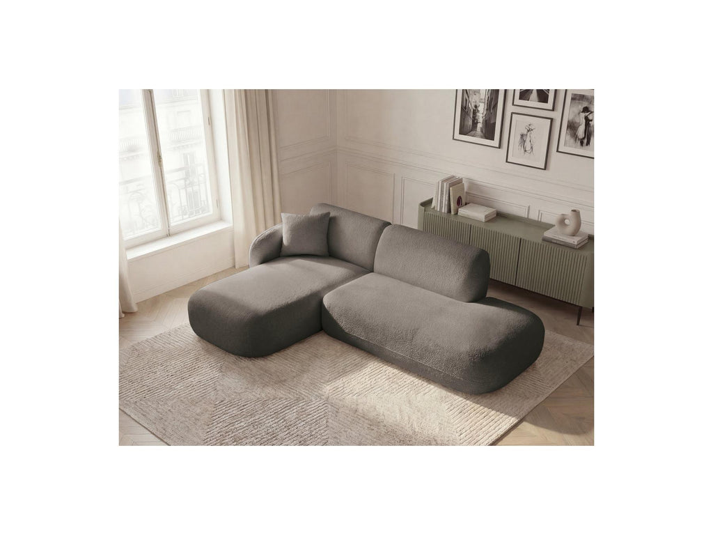Anda - Canapé D'Angle Fixe Modulable - Avec 1 Méridienne Et 1 Chauffeuse Bout De Canapé - Angle Gauche