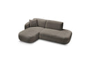 Anda - Sofá esquinero modular fijo - Con 1 chaise longue y 1 sillón extremo - Esquinero izquierdo