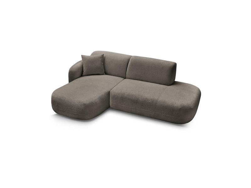 Anda - Sofá esquinero modular fijo - Con 1 chaise longue y 1 sillón extremo - Esquinero izquierdo