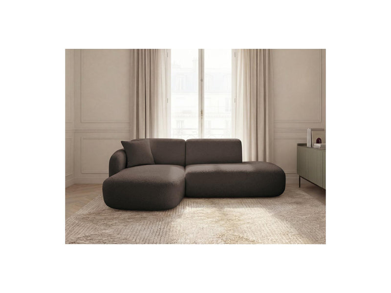 Anda - Sofá esquinero modular fijo - Con 1 chaise longue y 1 sillón extremo - Esquinero izquierdo