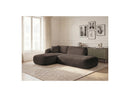 Anda - Sofá esquinero modular fijo - Con 1 chaise longue y 1 sillón extremo - Esquinero izquierdo