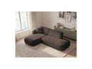 Anda - Sofá esquinero modular fijo - Con 1 chaise longue y 1 sillón extremo - Esquinero izquierdo