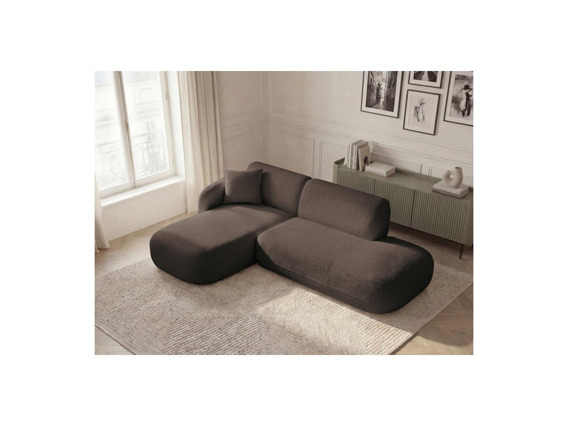 Anda - Sofá esquinero modular fijo - Con 1 chaise longue y 1 sillón extremo - Esquinero izquierdo