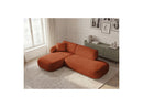 Anda - Sofá esquinero modular fijo - Con 1 chaise longue y 1 sillón extremo - Esquinero izquierdo