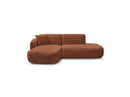 Anda - Sofá esquinero modular fijo - Con 1 chaise longue y 1 sillón extremo - Esquinero izquierdo