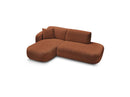 Anda - Sofá esquinero modular fijo - Con 1 chaise longue y 1 sillón extremo - Esquinero izquierdo