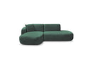 Anda - Sofá esquinero modular fijo - Con 1 chaise longue y 1 sillón extremo - Esquinero izquierdo