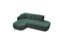 Anda - Sofá esquinero modular fijo - Con 1 chaise longue y 1 sillón extremo - Esquinero izquierdo