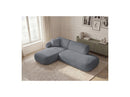Anda - Sofá esquinero modular fijo - Con 1 chaise longue y 1 sillón extremo - Esquinero izquierdo