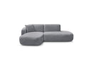 Anda - Sofá esquinero modular fijo - Con 1 chaise longue y 1 sillón extremo - Esquinero izquierdo