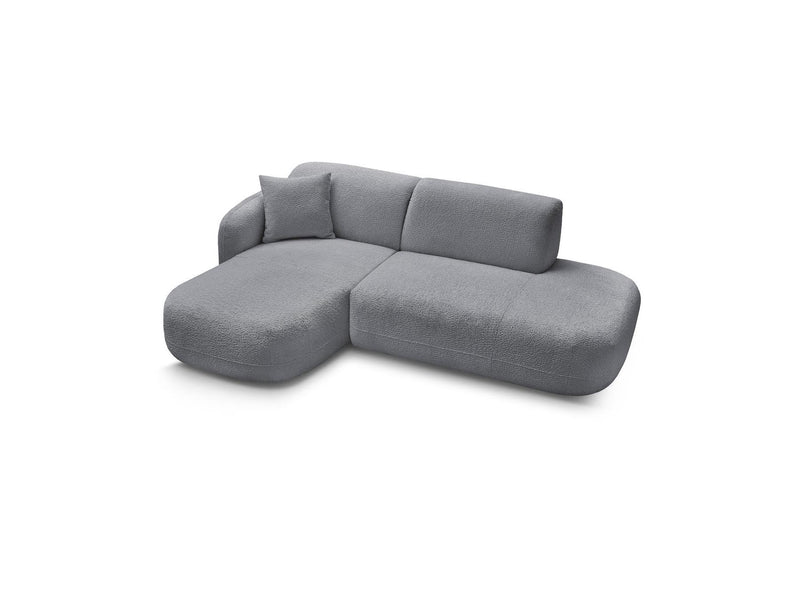Anda - Sofá esquinero modular fijo - Con 1 chaise longue y 1 sillón extremo - Esquinero izquierdo