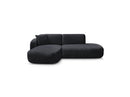 Anda - Sofá esquinero modular fijo - Con 1 chaise longue y 1 sillón extremo - Esquinero izquierdo
