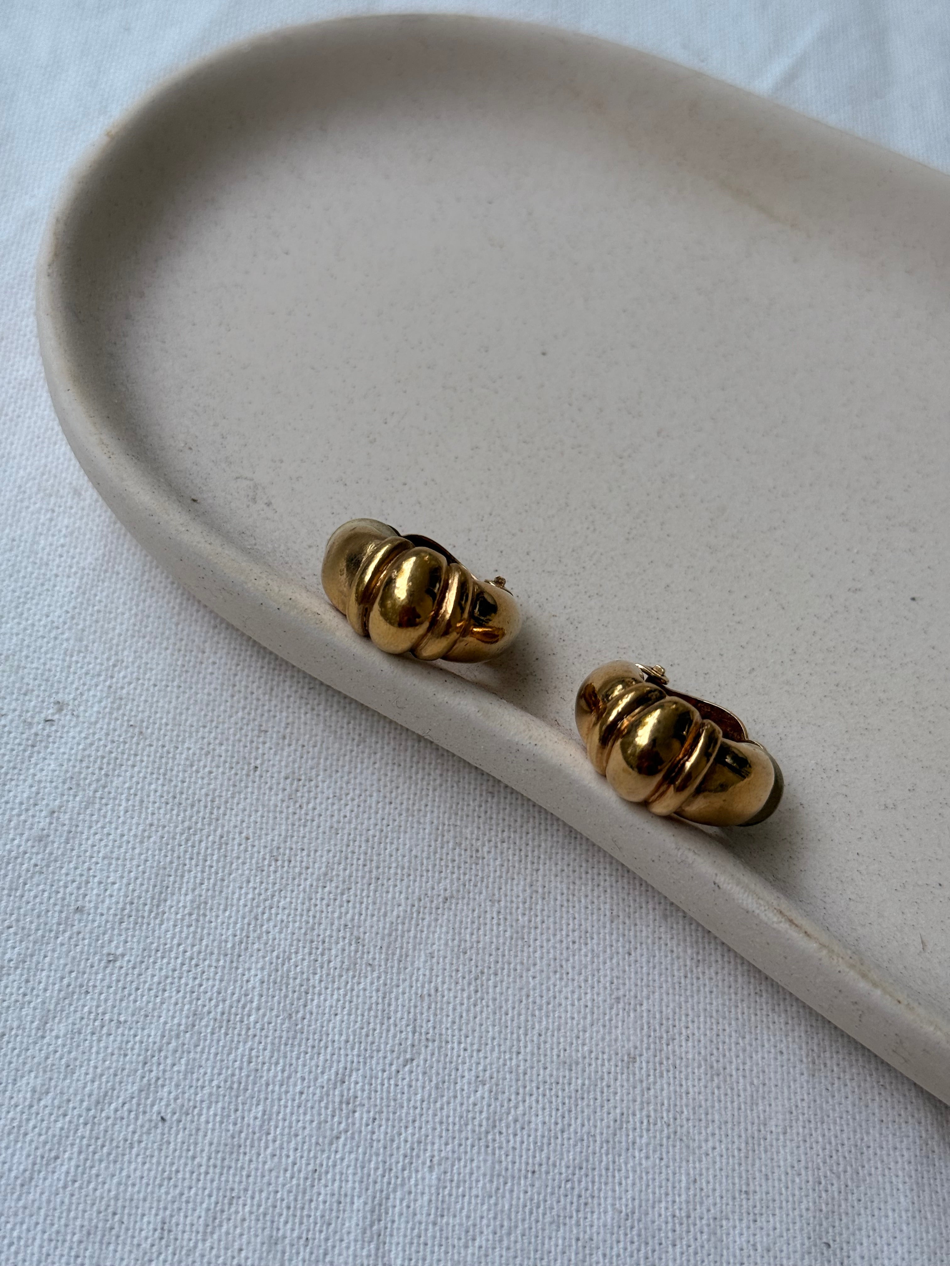 Pendientes Agatha Vintage - Aros Dorados
