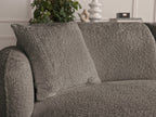 Anda - Canapé D'Angle Fixe Modulable Avec 1 Méridienne, 1 Chauffeuse Bout De Canapé Et 1 Pouf - Angle Gauche