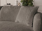 Anda - Canapé D'Angle Fixe Modulable Avec 1 Méridienne, 1 Chauffeuse Bout De Canapé Et 1 Pouf - Angle Droit