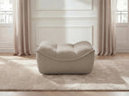 Serena Mottled Fabric Pouf