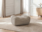 Serena Mottled Fabric Pouf