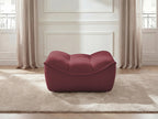Serena Mottled Fabric Pouf