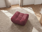 Serena Mottled Fabric Pouf