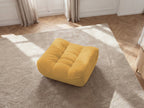 Serena Mottled Fabric Pouf