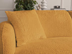 Anda - Canapé D'Angle Fixe Modulable Avec 1 Méridienne, 1 Chauffeuse Bout De Canapé Et 1 Pouf - Angle Gauche