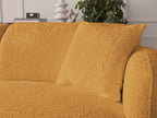 Anda - Canapé D'Angle Fixe Modulable Avec 1 Méridienne, 1 Chauffeuse Bout De Canapé Et 1 Pouf - Angle Droit