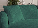 Anda - Canapé D'Angle Fixe Modulable Avec 1 Méridienne, 1 Chauffeuse Bout De Canapé Et 1 Pouf - Angle Gauche