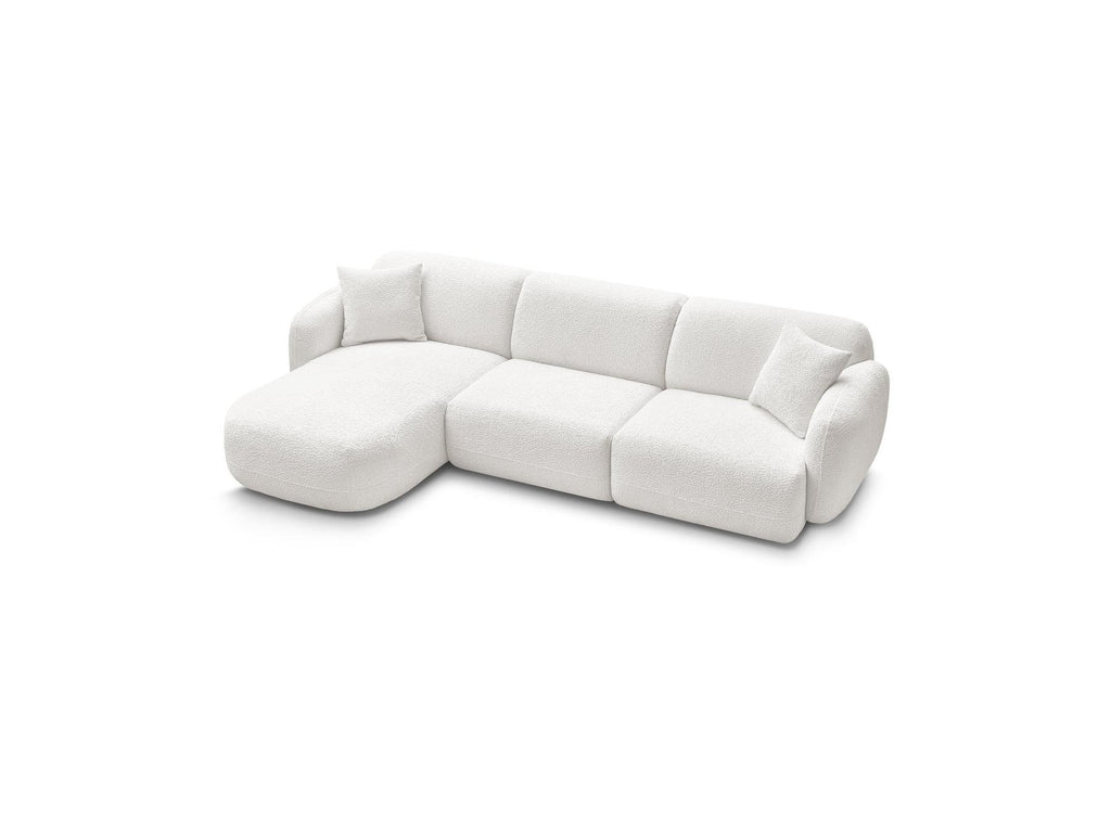 Anda - Modular Fixed Corner Sofa - Chenille Fabric - Left Corner