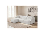 Anda - Modular Fixed Corner Sofa - Chenille Fabric - Left Corner