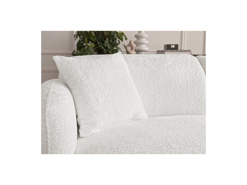 Anda - Modular Fixed Corner Sofa - Chenille Fabric - Left Corner