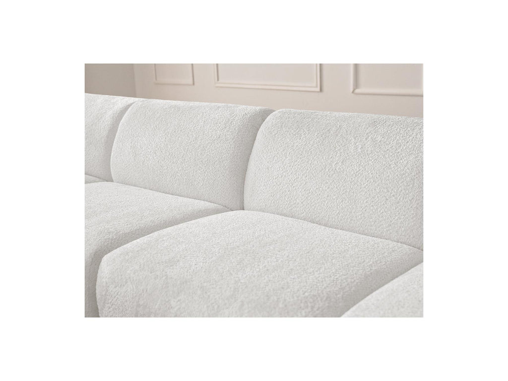 Anda - Modular Fixed Corner Sofa - Chenille Fabric - Left Corner