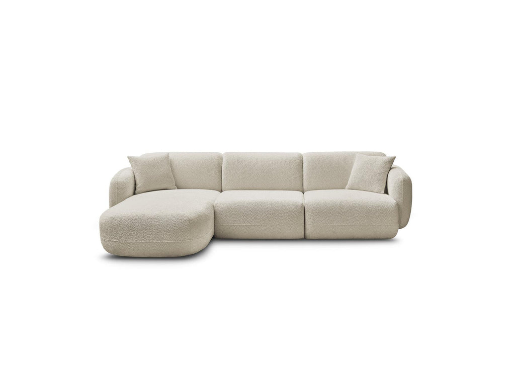 Anda - Modular Fixed Corner Sofa - Chenille Fabric - Left Corner